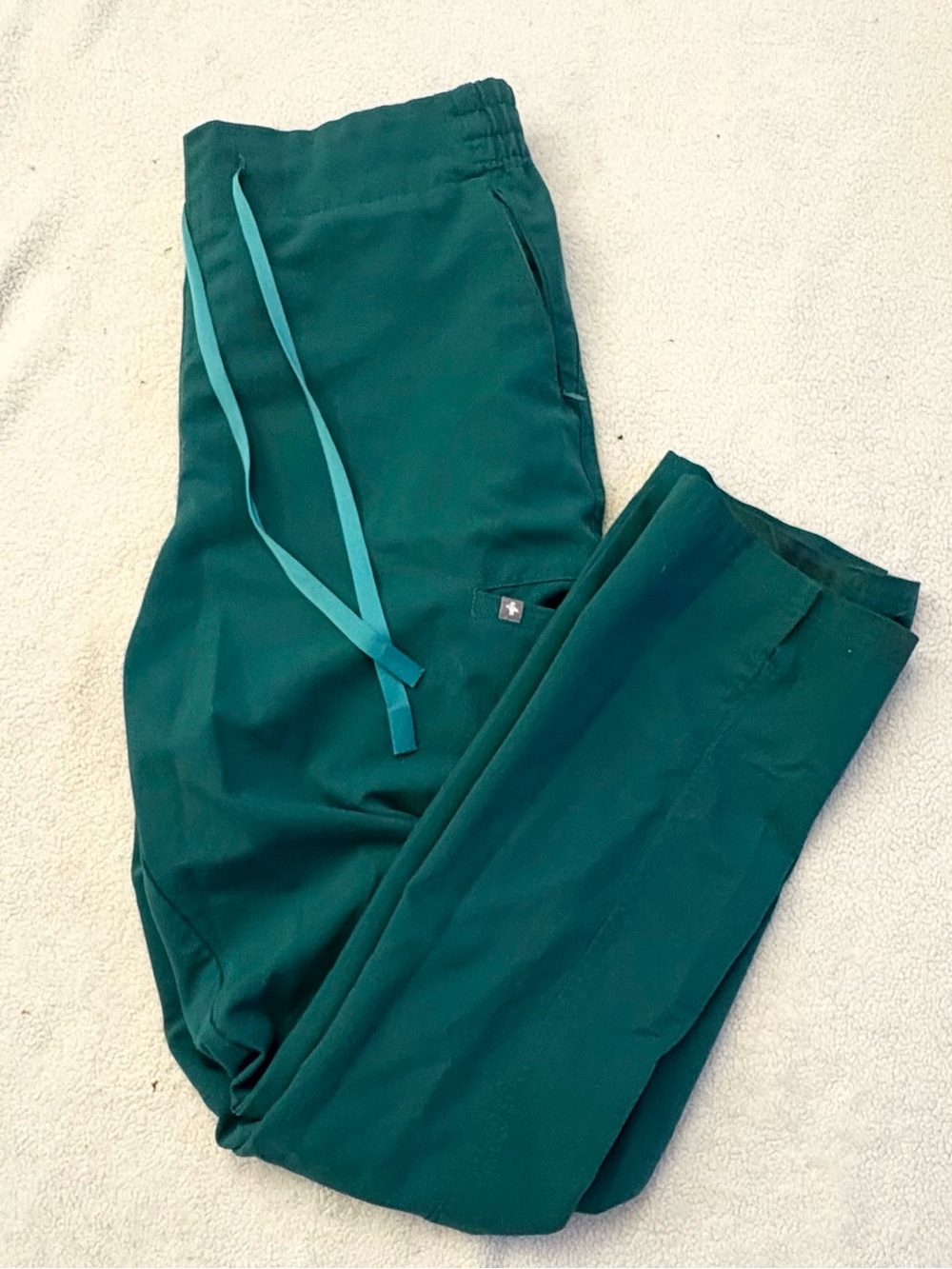 FIGS Yola Scrub Pants Hunter Green